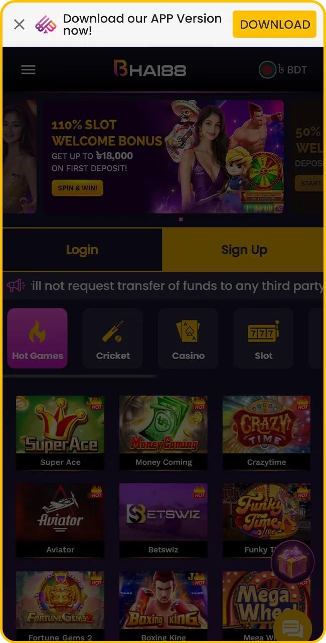 Start downloading the Bhai88 APK file.