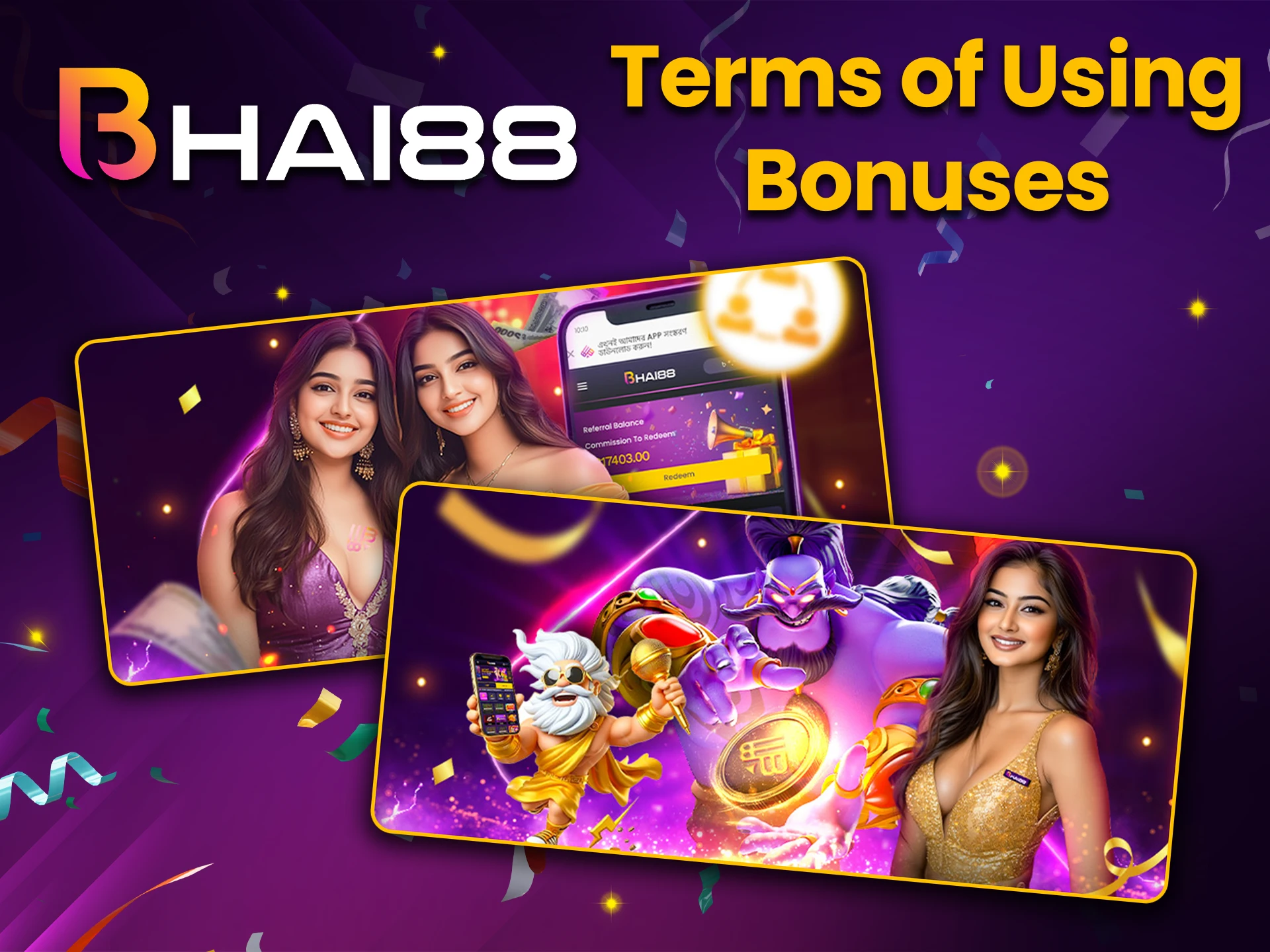 The utilization of bonuses at Bhai88 comes with certain rules.