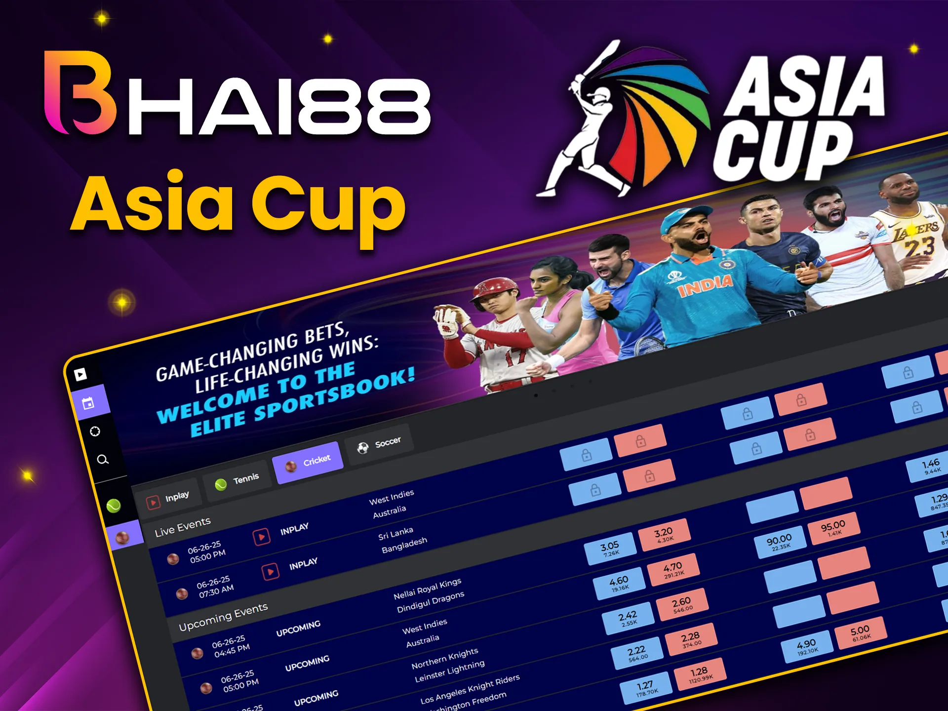 Asia Cup betting is popular with fans and punters at Bhai88 due to its regional fixtures and high volumes.