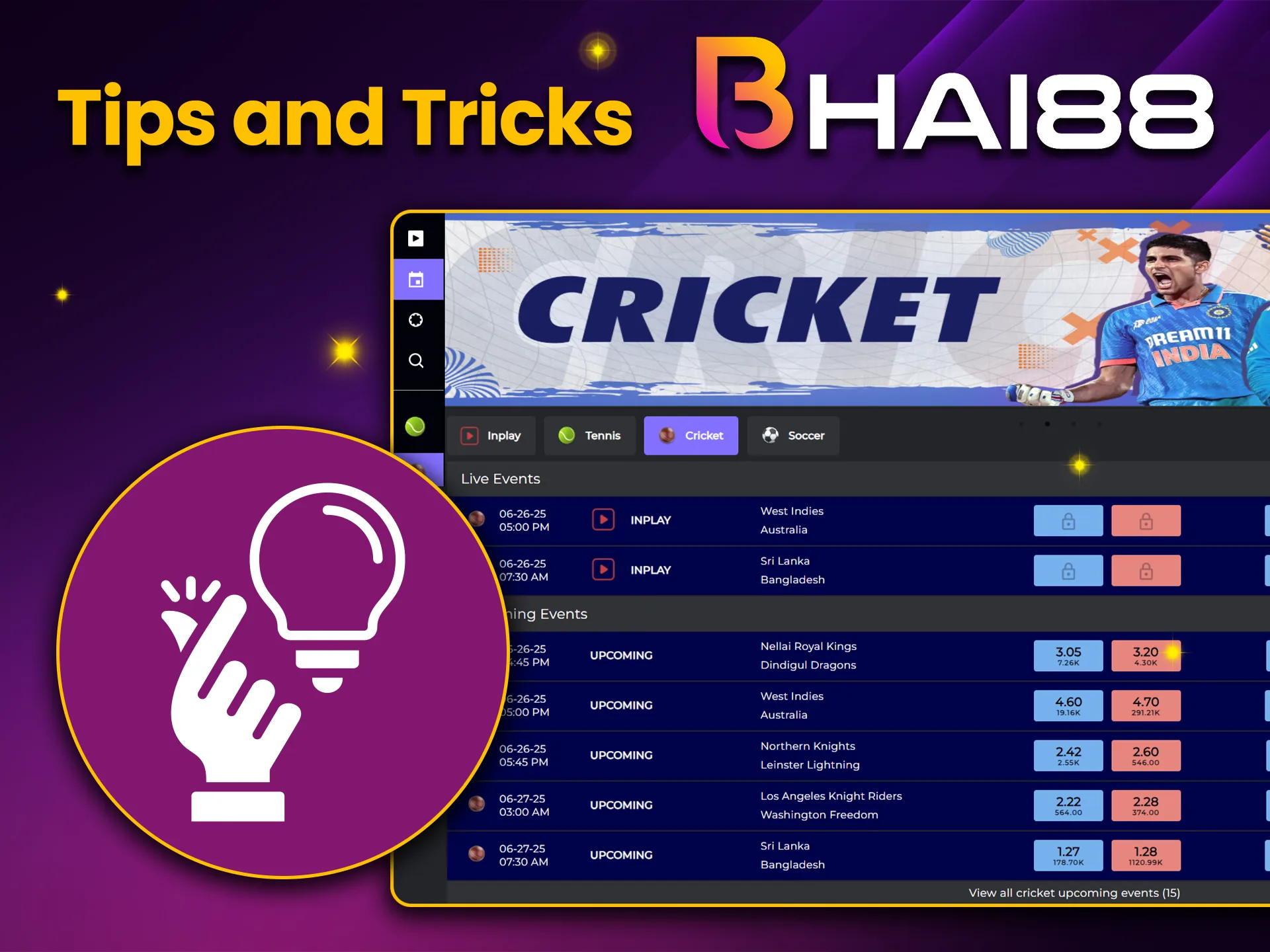 Analyze teams, monitor the weather, use live bets, manage your budget and use bonuses to increase your chances of winning.