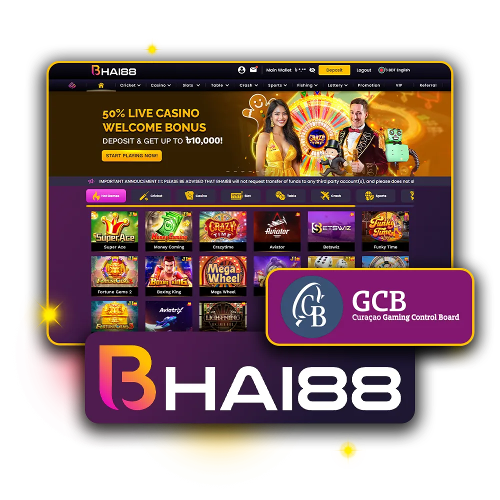 Bhai88 in Bangladesh operates under a Curacao license, ensuring secure transactions and compliance with all regulations.